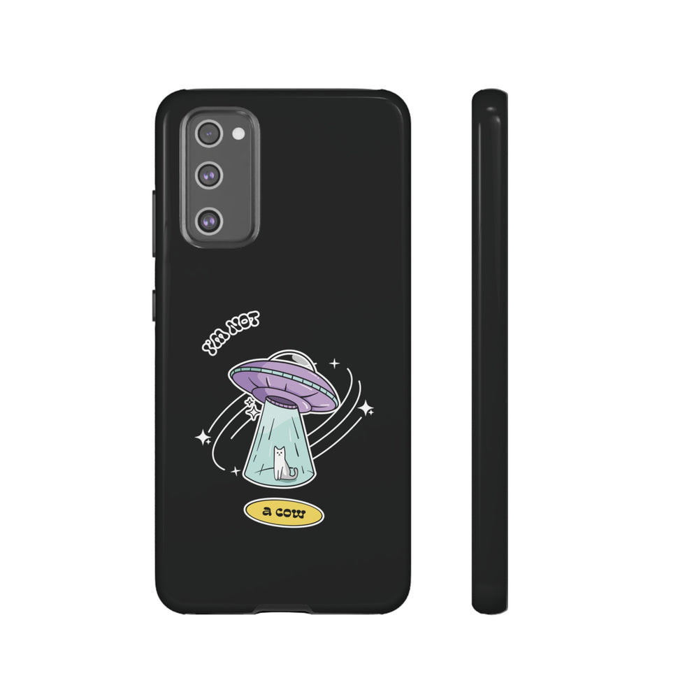 Sci-Fi UFO Samsung Galaxy Mobile Cases - Funny Roswell Cow