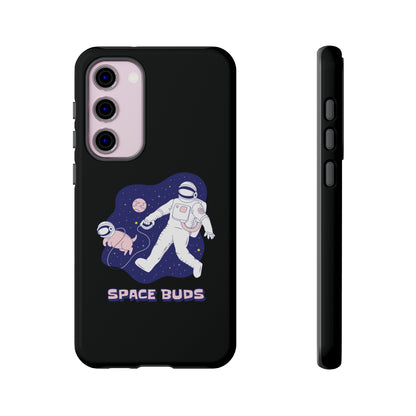 Space Buds Samsung Galaxy Cases Astronaut Dog SciFi Design