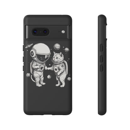 Space Kitties Google Pixel Case Astronaut Cats Mobile Cover