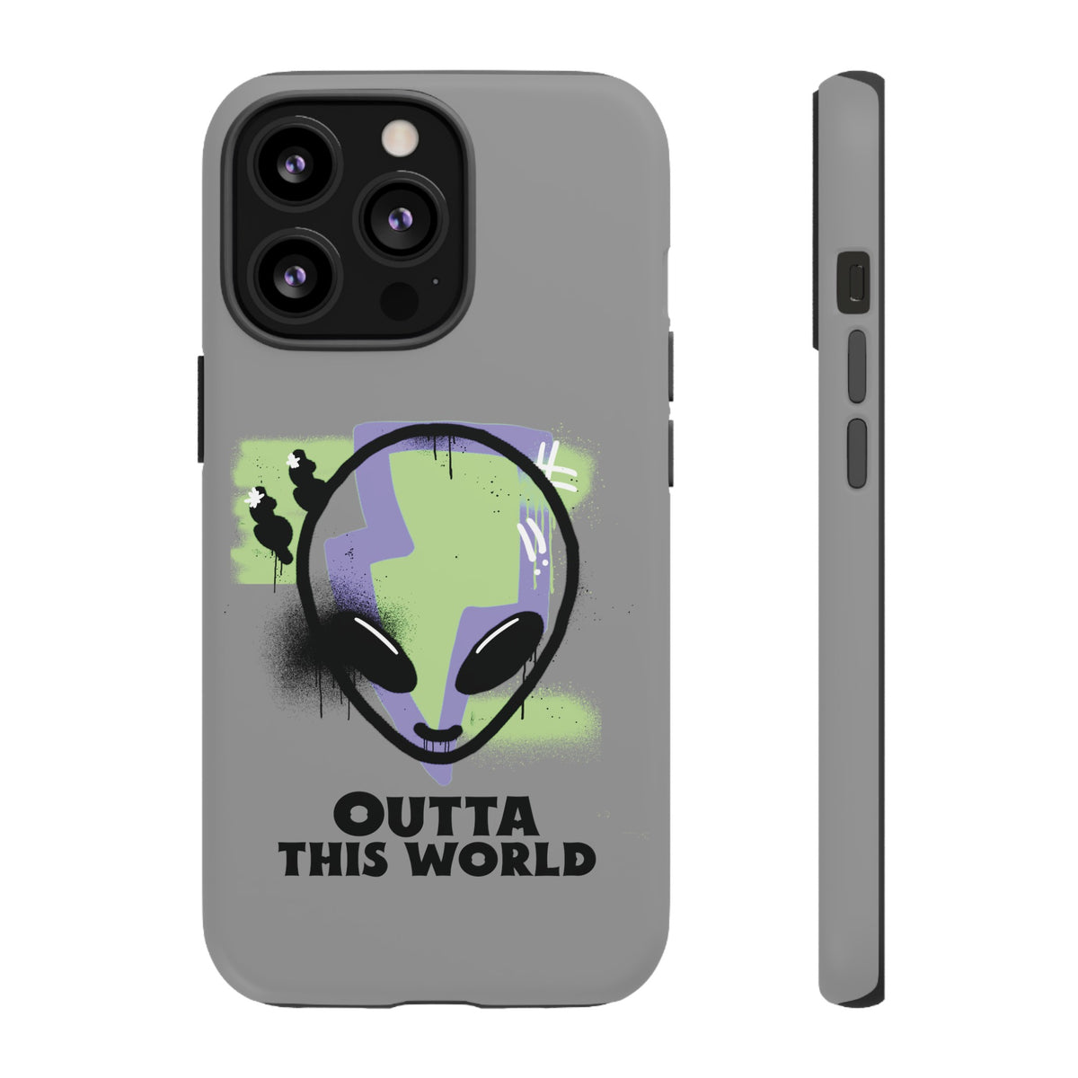 UFO iPhone Case Outta This World Sci-Fi Tough Mobile Cases