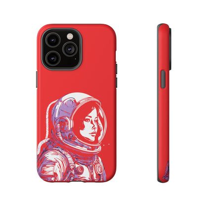 Duotone SpaceGirl SpaceArt Tough iPhone Mobile Cases