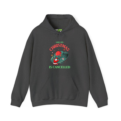 Christmas Is Cancelled Funny UFO Hoodie-welovescifi.net