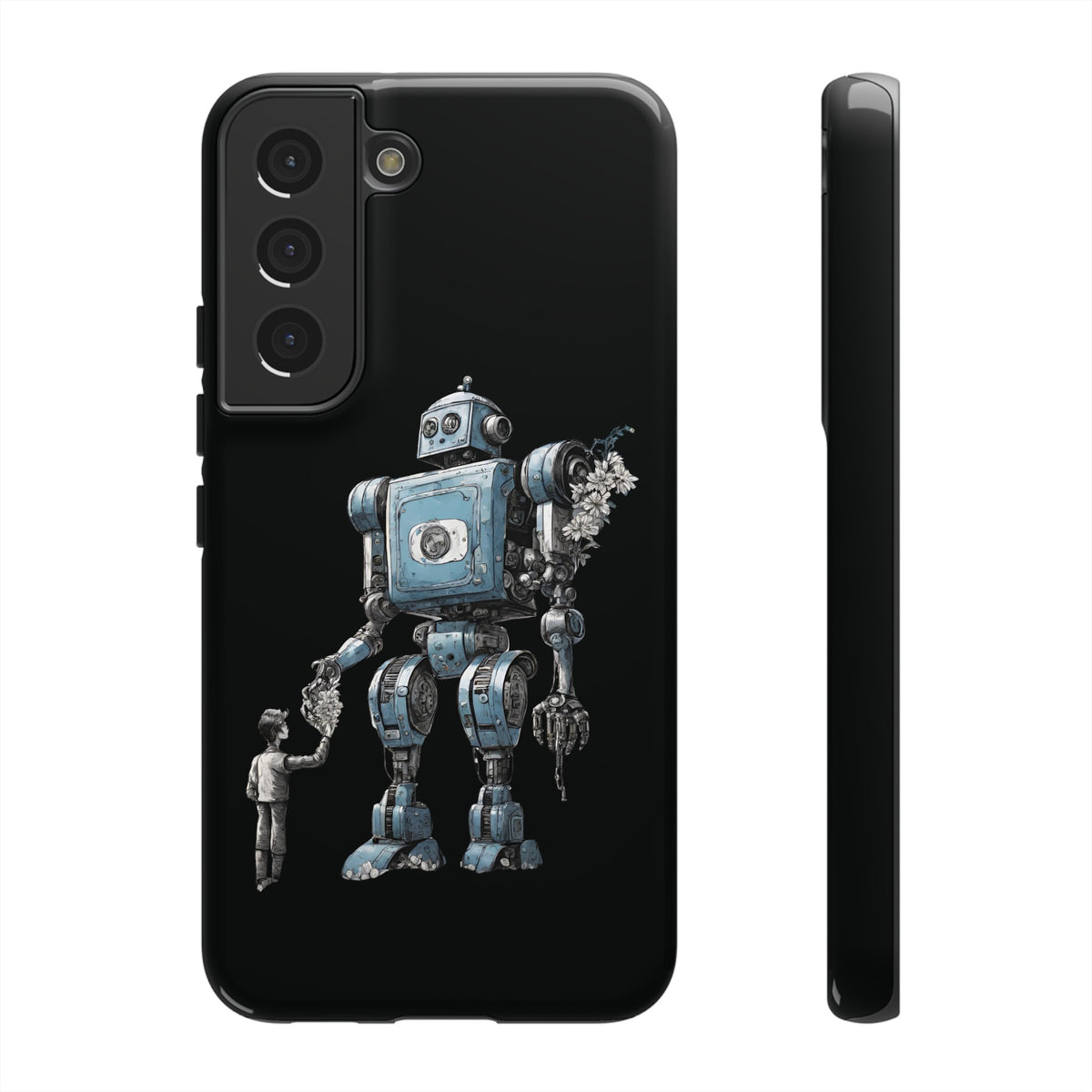 Robot Space Art Samsung Galaxy Case: Tough & Stylish