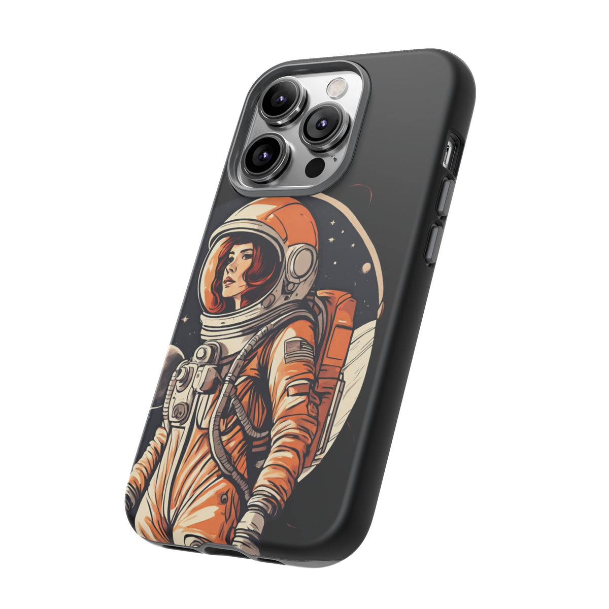 Spacegirl Astronaut Tough iPhone Mobile Cases WeLoveSciFi