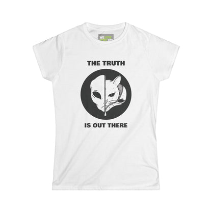 funny cat alien tee - Funny Cat Alien Woman's Tee