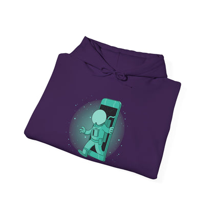 Just Visiting This Planet | Funny Sci-Fi Hoodie WeLoveSciFi