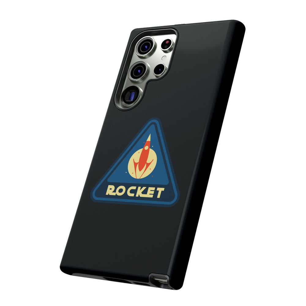 Retro Sci Fi Phone Case | Rocket Retro Sign Samsung Galaxy