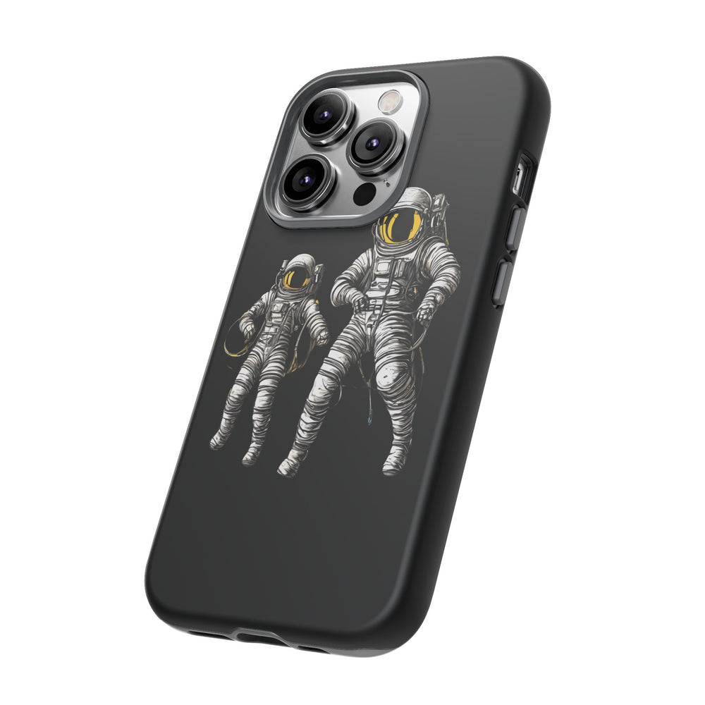 Astronauts Floating Tough iPhone Mobile Cases-welovescifi