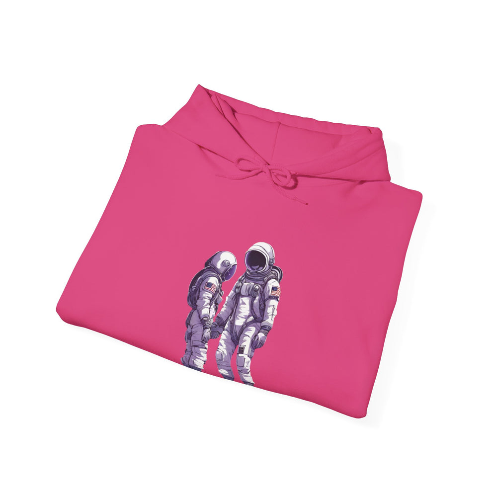 Mission Unknown Astronaut Space Art Hoodie | Sci-Fi Apparel