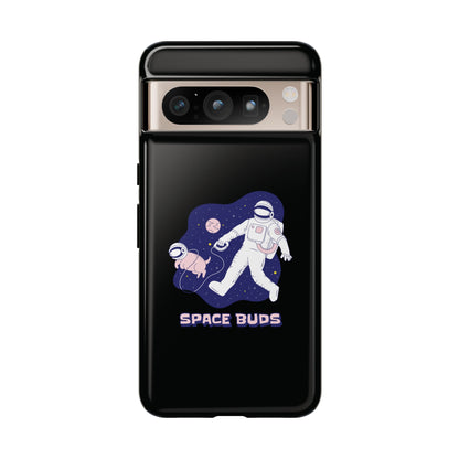 Buds Mobile Cases Funny Sci-Fi Astronaut & Dog Pixel Covers