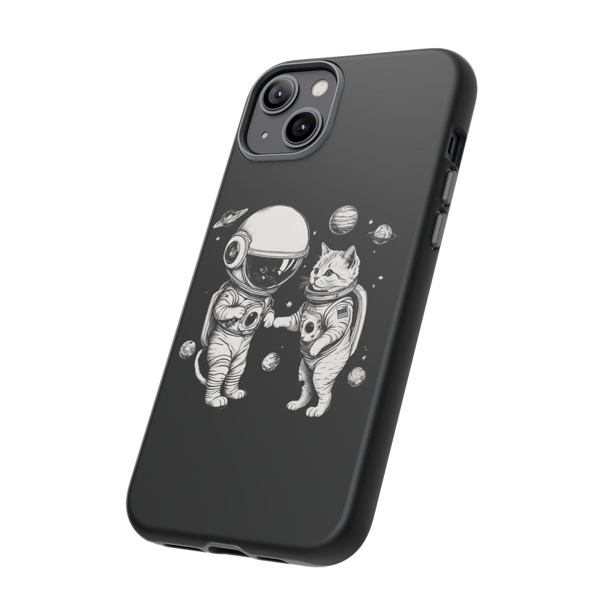 Space Kitties iPhone Cases Astronaut Cat Tough Mobile Cover