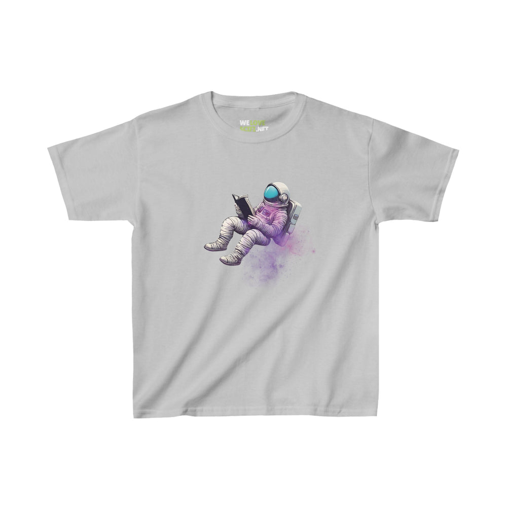 The Book Was Better Space Art Astronaut Kids Tee