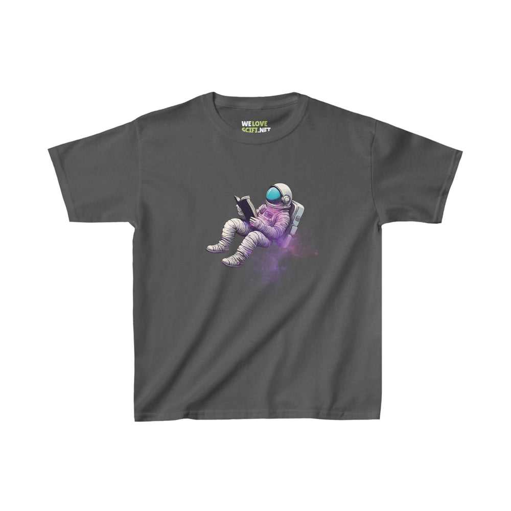 The Book Was Better Space Art Astronaut Kids Tee