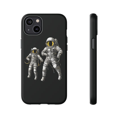 Astronauts Floating Tough iPhone Mobile Cases-welovescifi