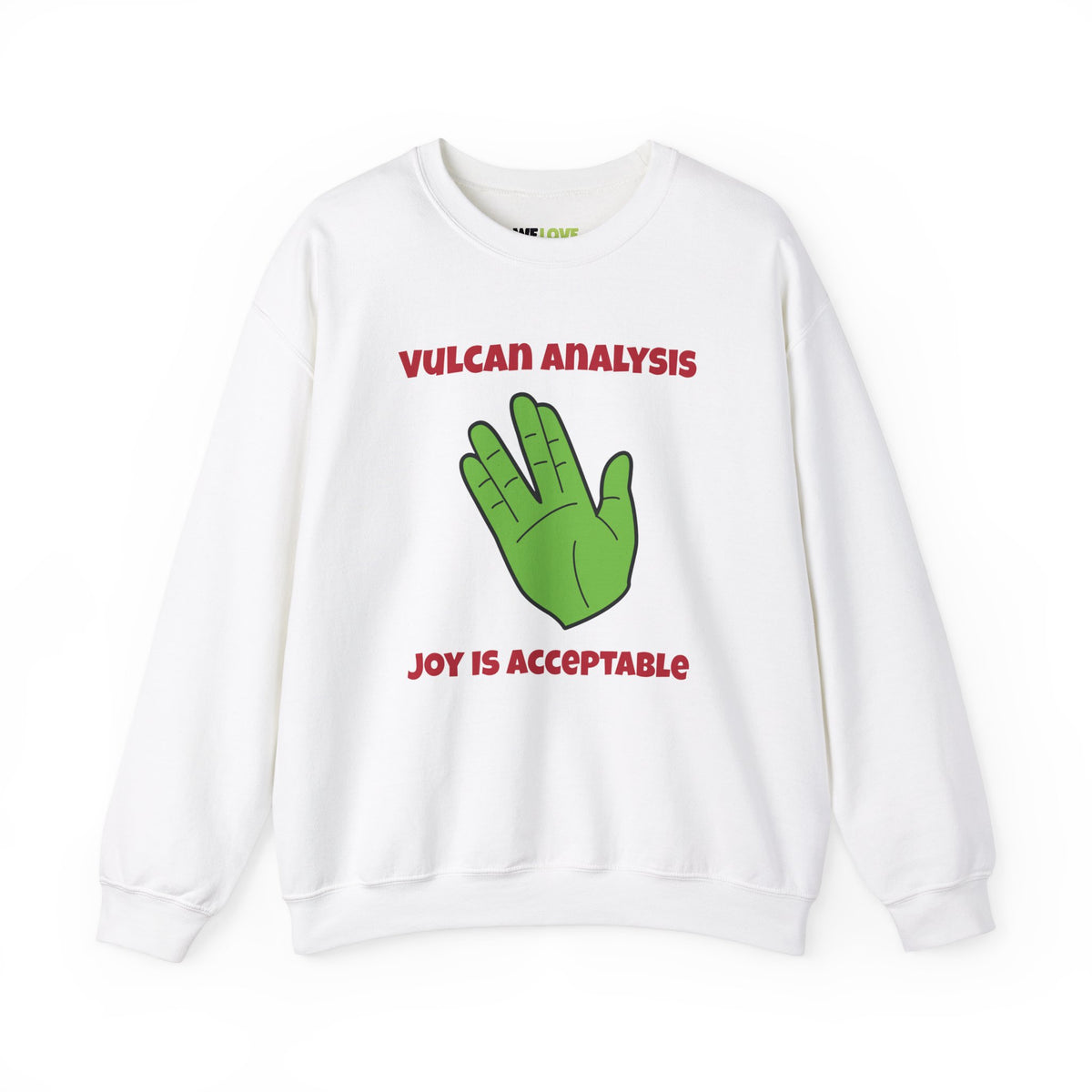 Vulcan Analysis Funny Spock Christmas Crewneck Sweatshirt-welovescifi.net