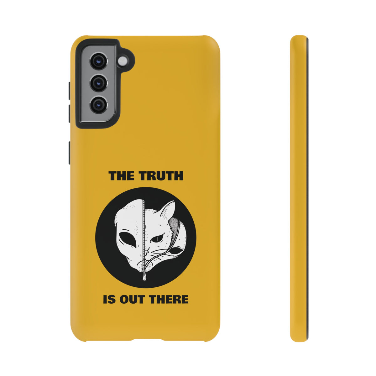 The Truth Is Outthere Funny Cat UFO Tough Samsung Galaxy Mobile Cases-welovescifi.net