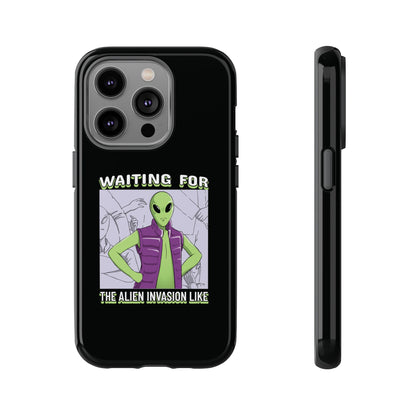 Waiting For The Alien Invasion Like Sci-Fi Tough iPhone Mobile Cases-welovescifi.net