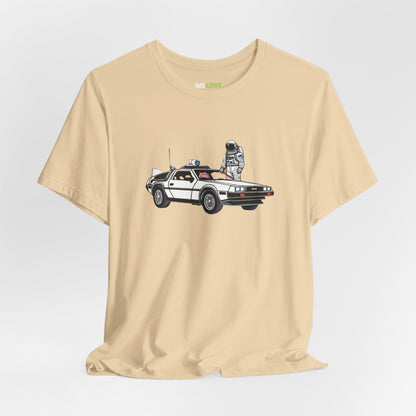 DeLorean Astronaut T-Shirt | Let's Take a Ride Sci-Fi Tee