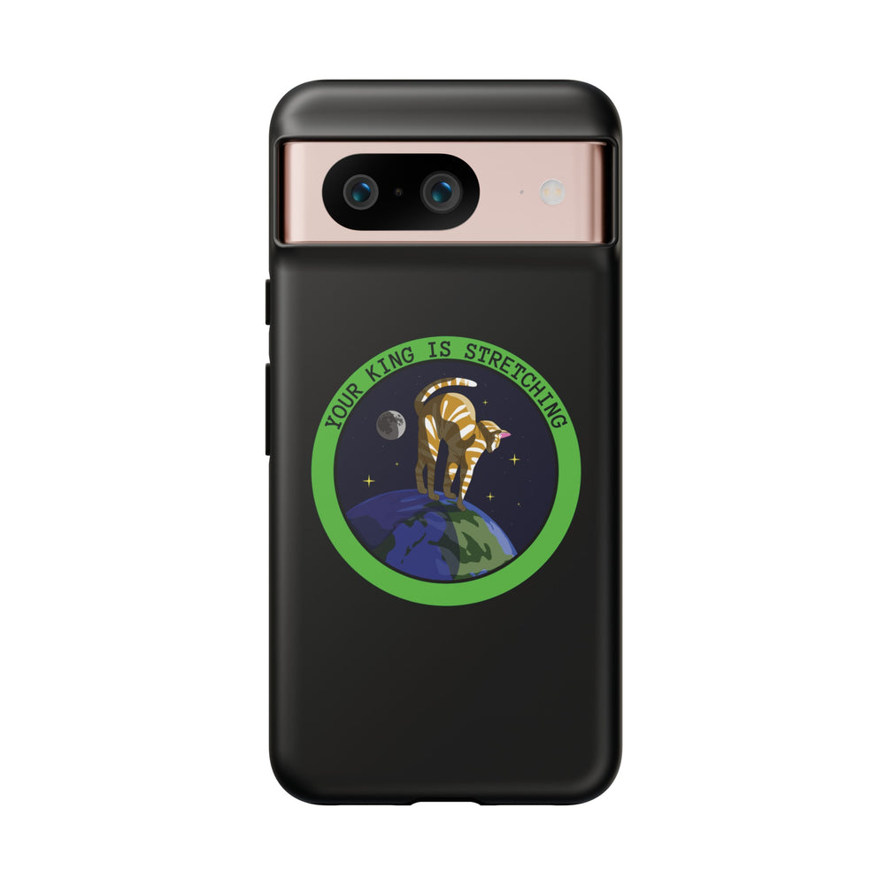 Your King Is Stretching Funny Cat UFO Tough Google Pixel Mobile Cases-welovescifi.net