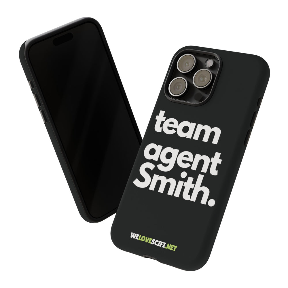 Team Agent Smith Supervillain Tough iPhone Mobile Cases