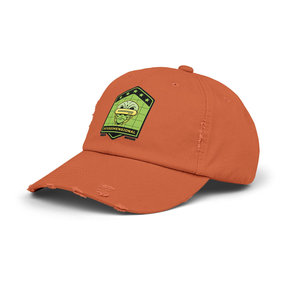 Interdimensional Alien Cap - Unisex Sci-Fi Distressed Hat