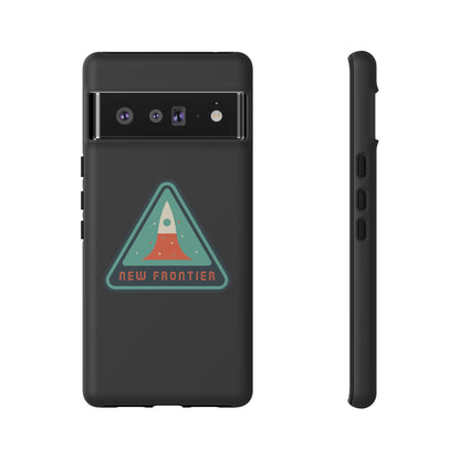 Retro Sci-Fi Google Pixel Cases | New Frontier Retro Sign