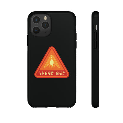 Space Age Retro Sci-Fi Tough iPhone Mobile Cases