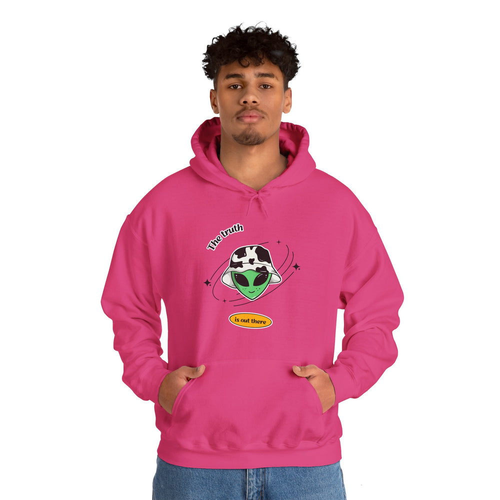 Funny Cow Alien Hoodie - The Truth is Out There 