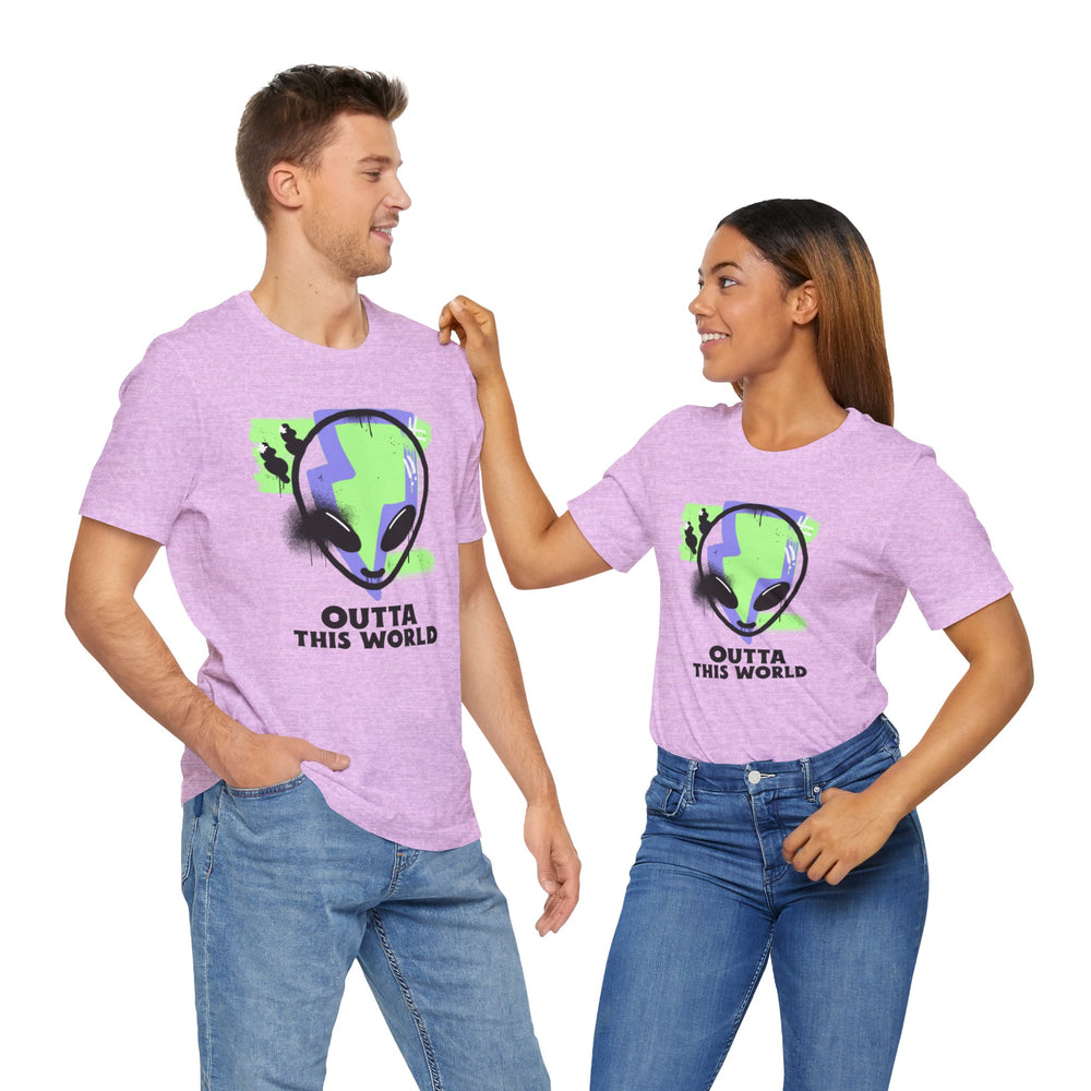 Outta This World UFO Sci-Fi T-Shirt - Unique Alien Apparel