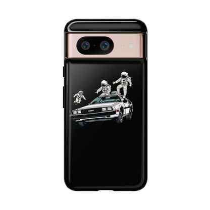 Party in a Delorean Astronaut Google Pixel Mobile Cases 