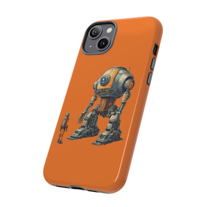 Robot Space Art iPhone Cases | Sci-Fi Tough Mobile Covers