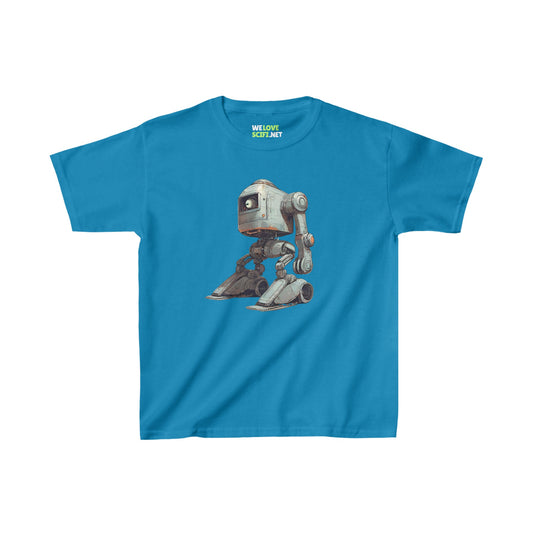 Ready-to-Go Robot Space Art Heavy Cotton Tee | WeLoveSciFi