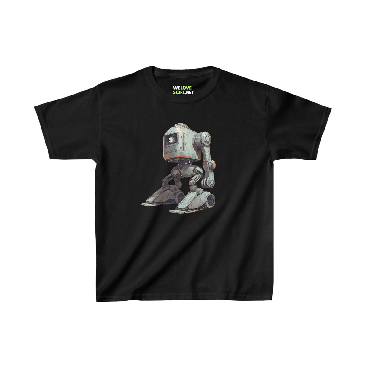 Ready-to-Go Robot Space Art Heavy Cotton Tee | WeLoveSciFi