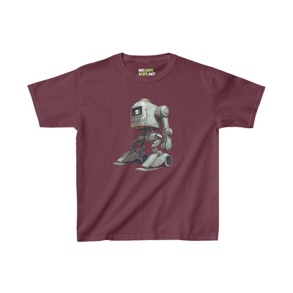 Ready-to-Go Robot Space Art Heavy Cotton Tee | WeLoveSciFi