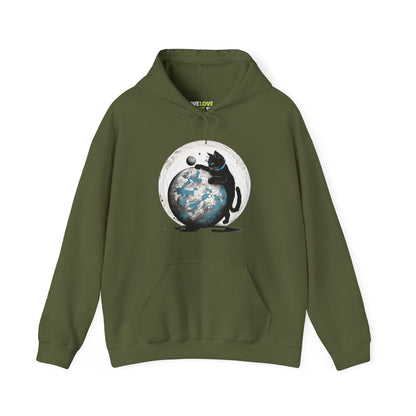 Space Player Cat Sci-Fi Hoodie - We Love Sci-Fi