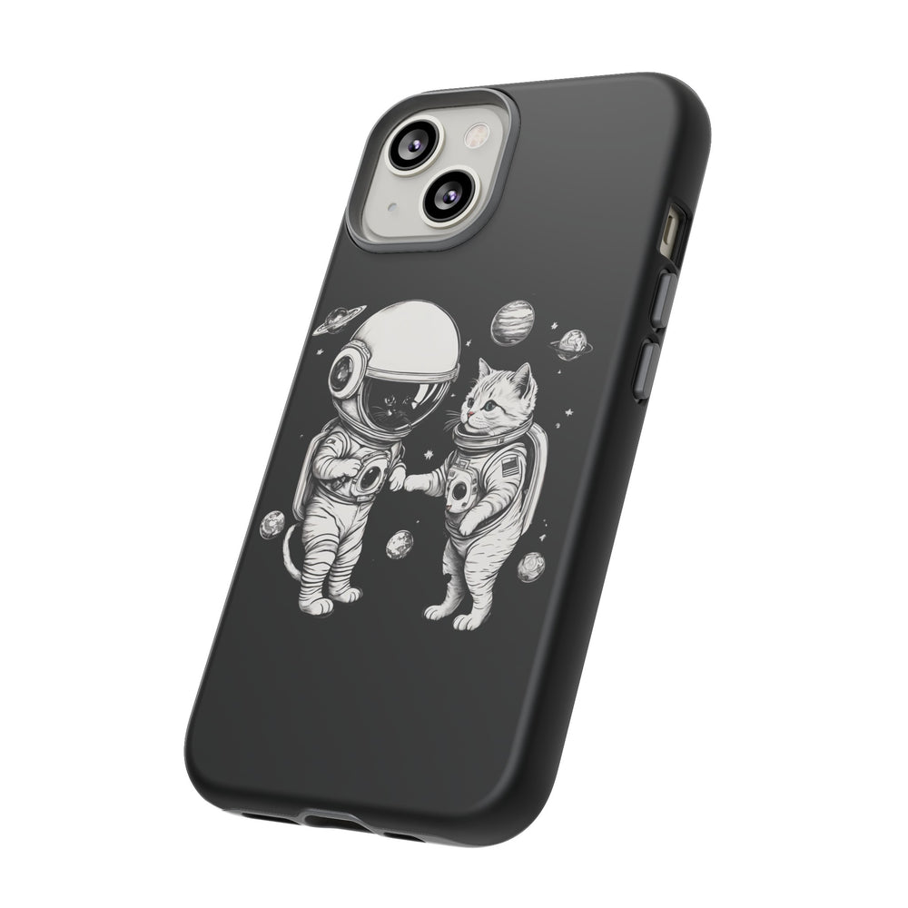 Space Kitties iPhone Cases Astronaut Cat Tough Mobile Cover