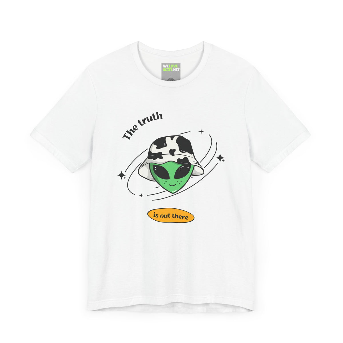 The Truth is Out There Cow Hat UFO Sci-fi T-shirt