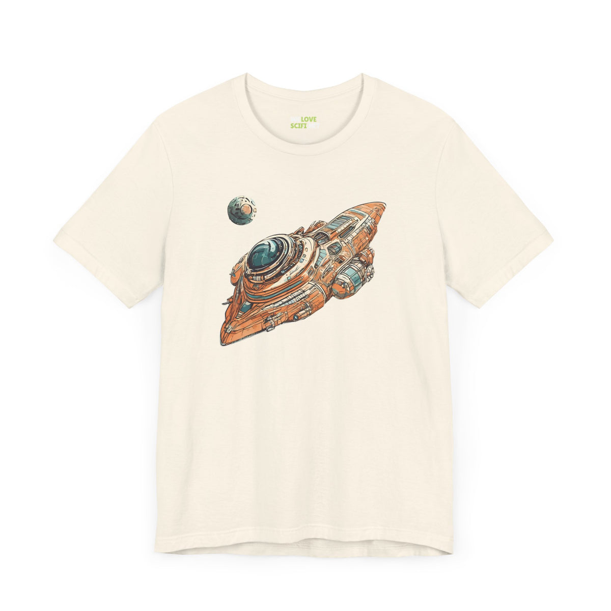 spaceship sci-fi t-shirt-Spaceship 76 Sci-Fi T-Shirt