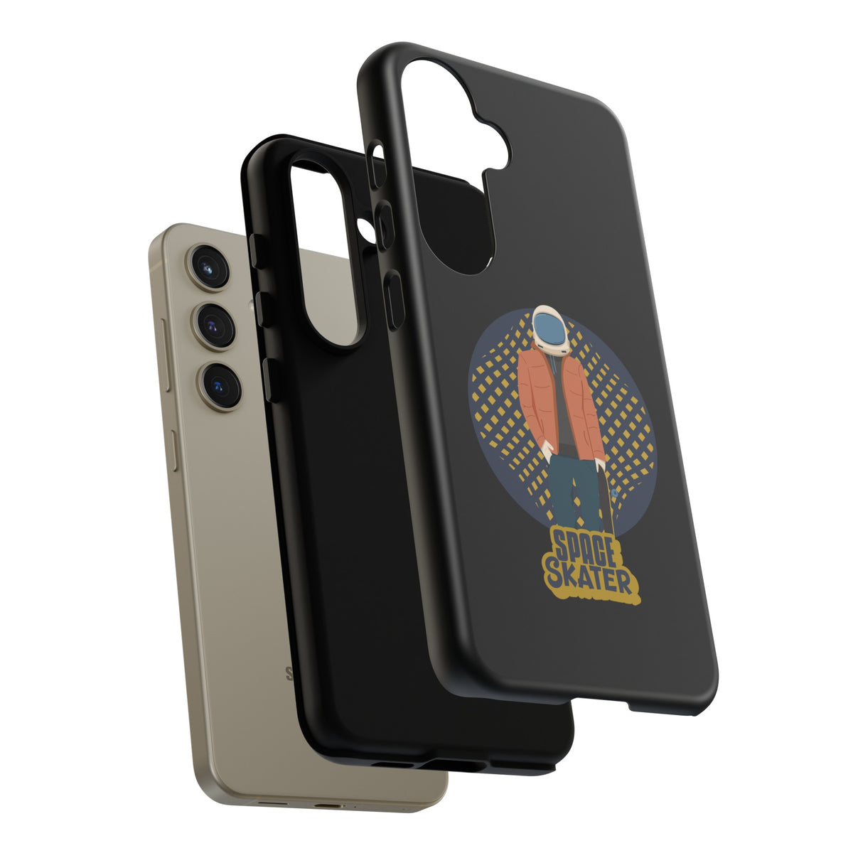 Skater Astronaut Sci-Fi Tough Samsung Galaxy Mobile Cases