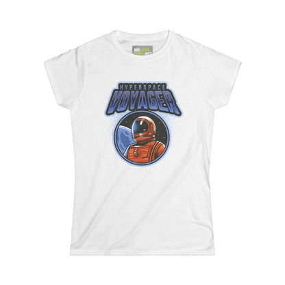 Hyperspace Voyager Astronaut Woman's Tee | WeLoveSciFi