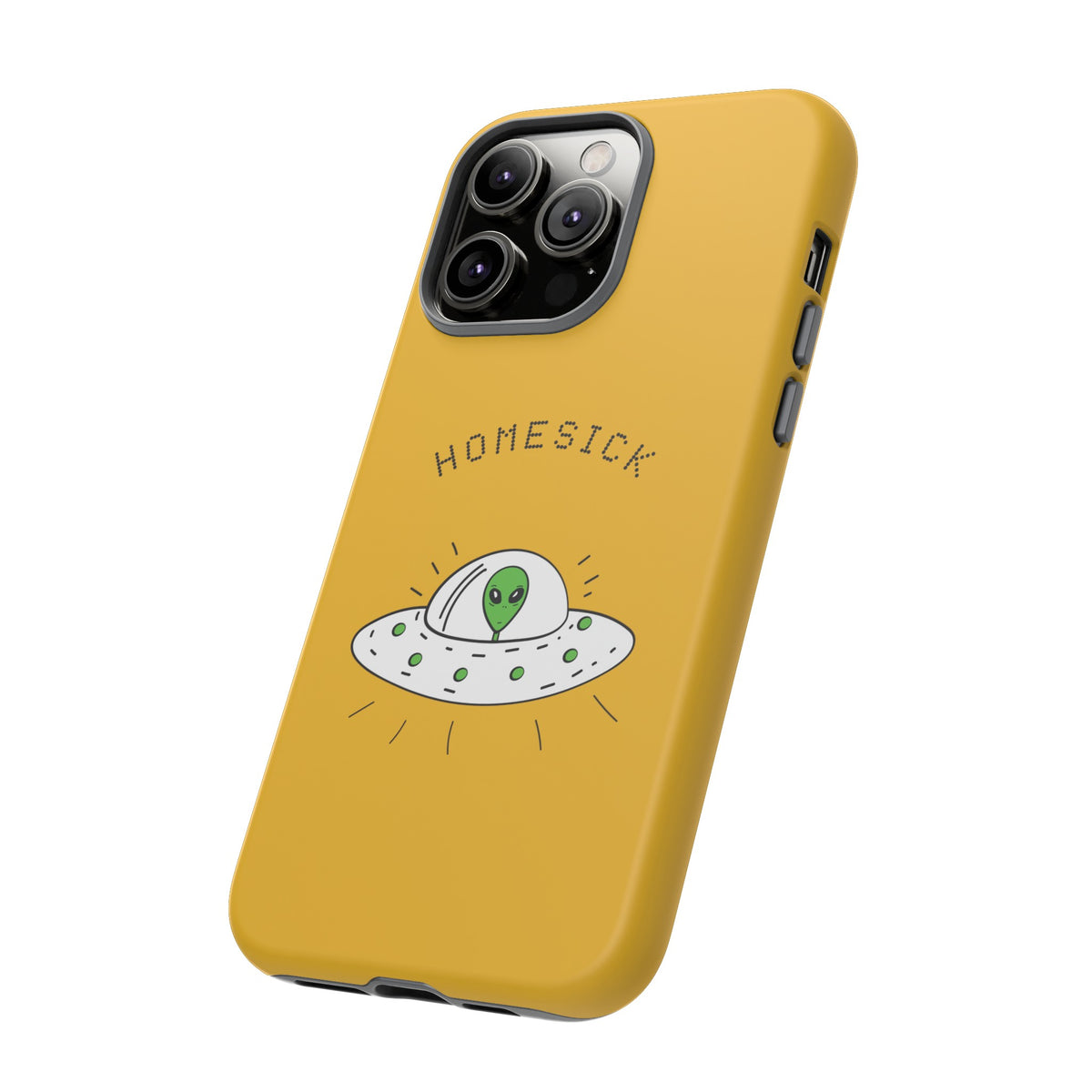 Funny UFO iPhone Cases Homesick Sci-Fi Tough Mobile Covers