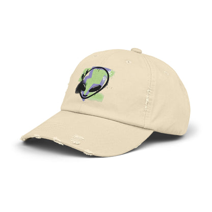 Alien Cap - Outta This World Sci-Fi Unisex Distressed Hat