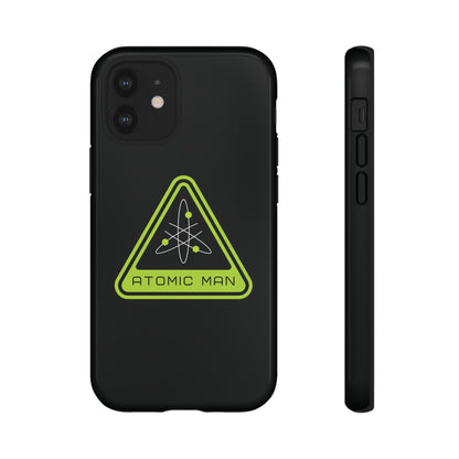 Atomic Man Retro Sign Sci-Fi Tough iPhone Mobile Cases