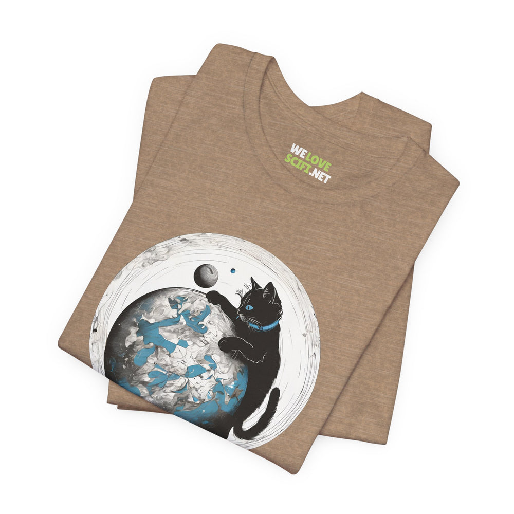 Space Player Cat Sci-Fi T-Shirt | WeLoveSciFi