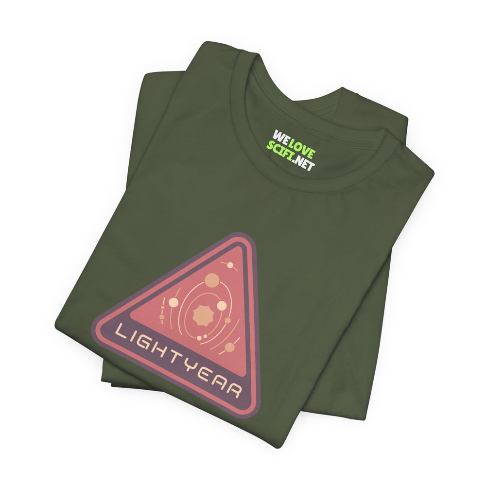 Retro Sci-Fi T-Shirt | Lightyear Sign Design | WeLoveSciFi