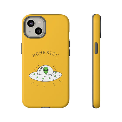 Funny UFO iPhone Cases Homesick Sci-Fi Tough Mobile Covers