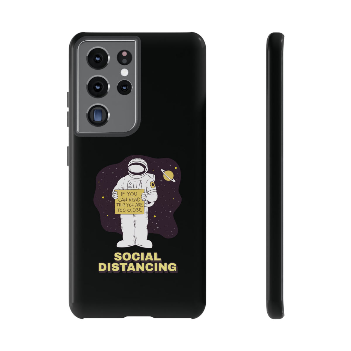 Social Distancing Astronaut Mobile Case