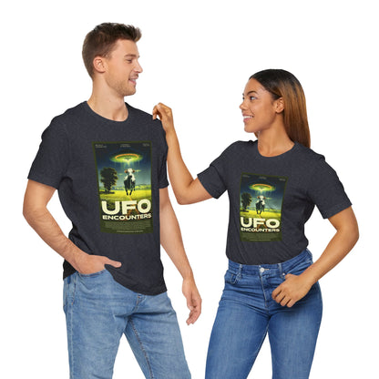 UFO Encounters Retro Sci-Fi T-Shirt-welovescifi.net