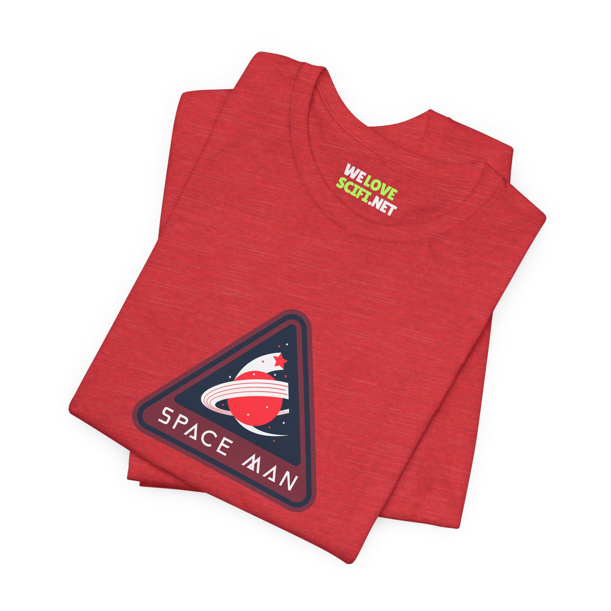 Space Man Sign Retro Sci-Fi T-Shirt | We Love Sci-Fi