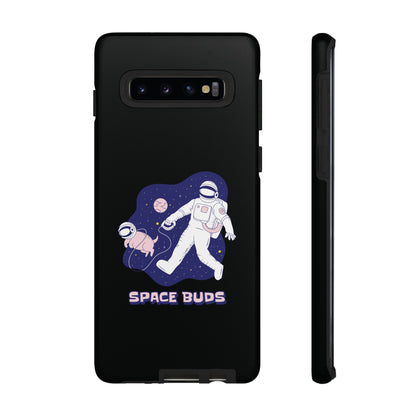 Space Buds Samsung Galaxy Cases Astronaut Dog SciFi Design